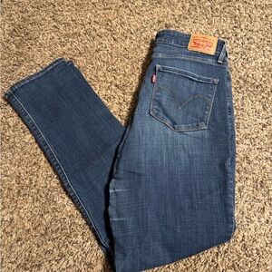 Levi's Women's Skinny Jeans - Dark Blue